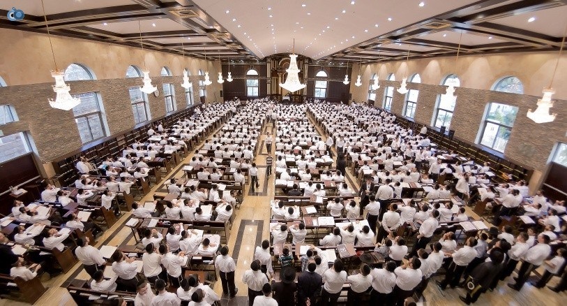 האברכים בשעה של לימוד