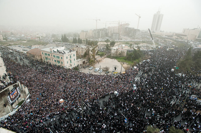הרבבות בעצרת. צילום: וואלה