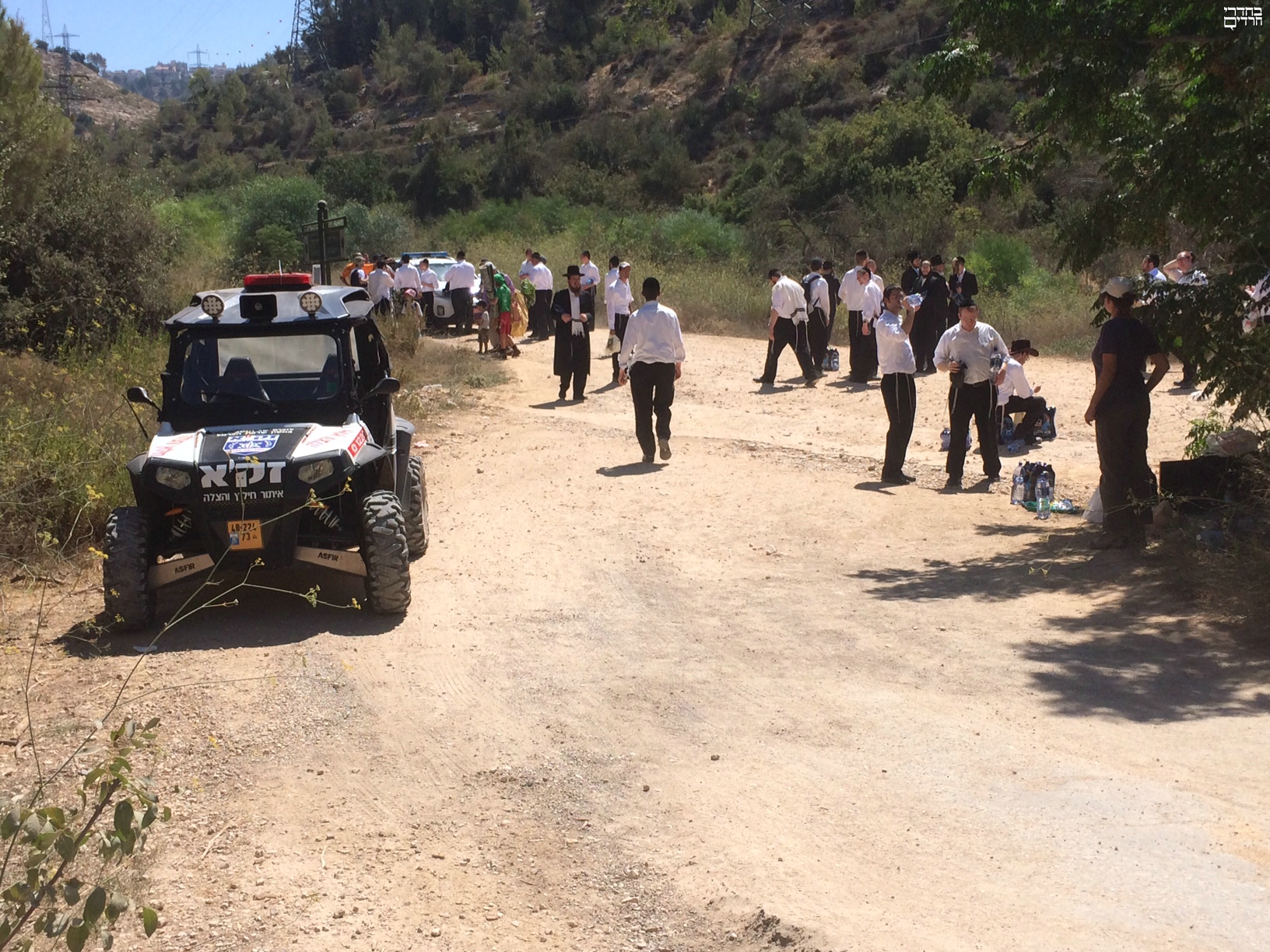 החיפושים בעיצומם. צילום: זק"א