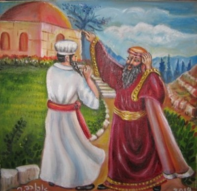 הזאה על המצורע. איור: אהובה קליין