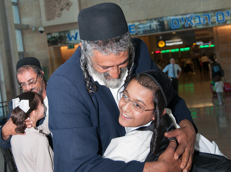 האיחוד המרגש (צילום: הסוכנות היהודית)