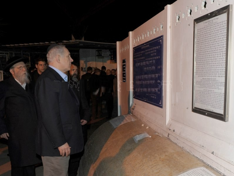 ראש הממשלה במהלך הביקור. צילום: JDN