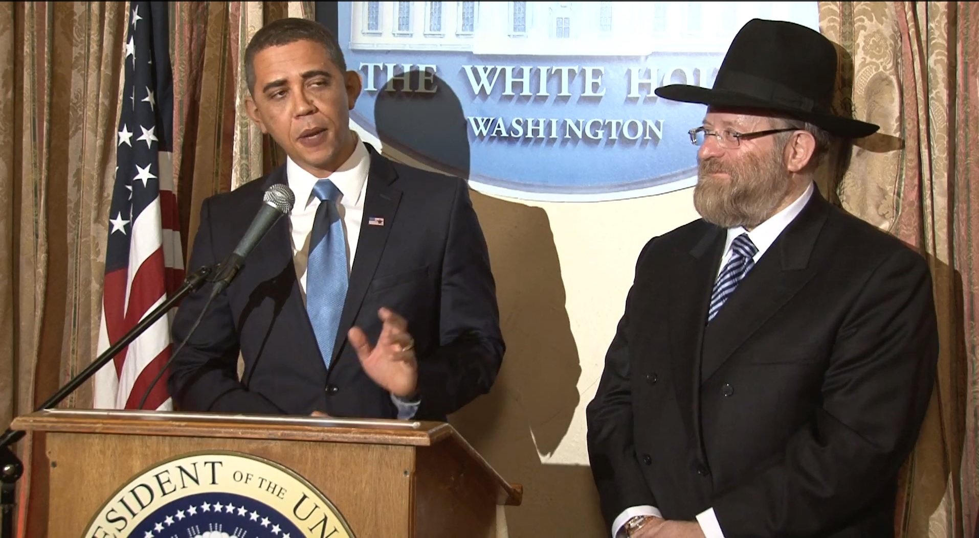 כשאובמה התארח ב"שבע ברכות"