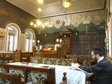 בית הכנסת עדס, משם יצאה ההלוויה. צילום: NRG