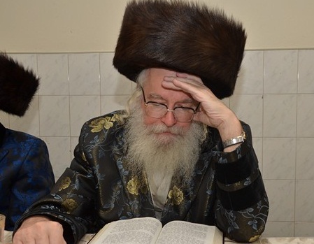 מוהרא"ש בסעודת המצווה. צילום: ברסלב סיטי