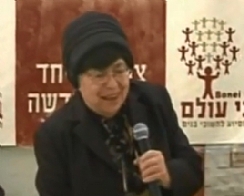 הרבנית קניבסקי. צילומסך (הגדל)